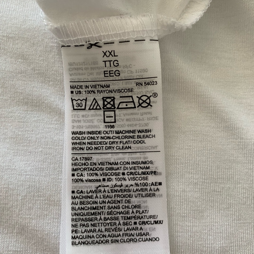 Old Navy Cream Lace-Up Tunic Top - Picture 6 of 6